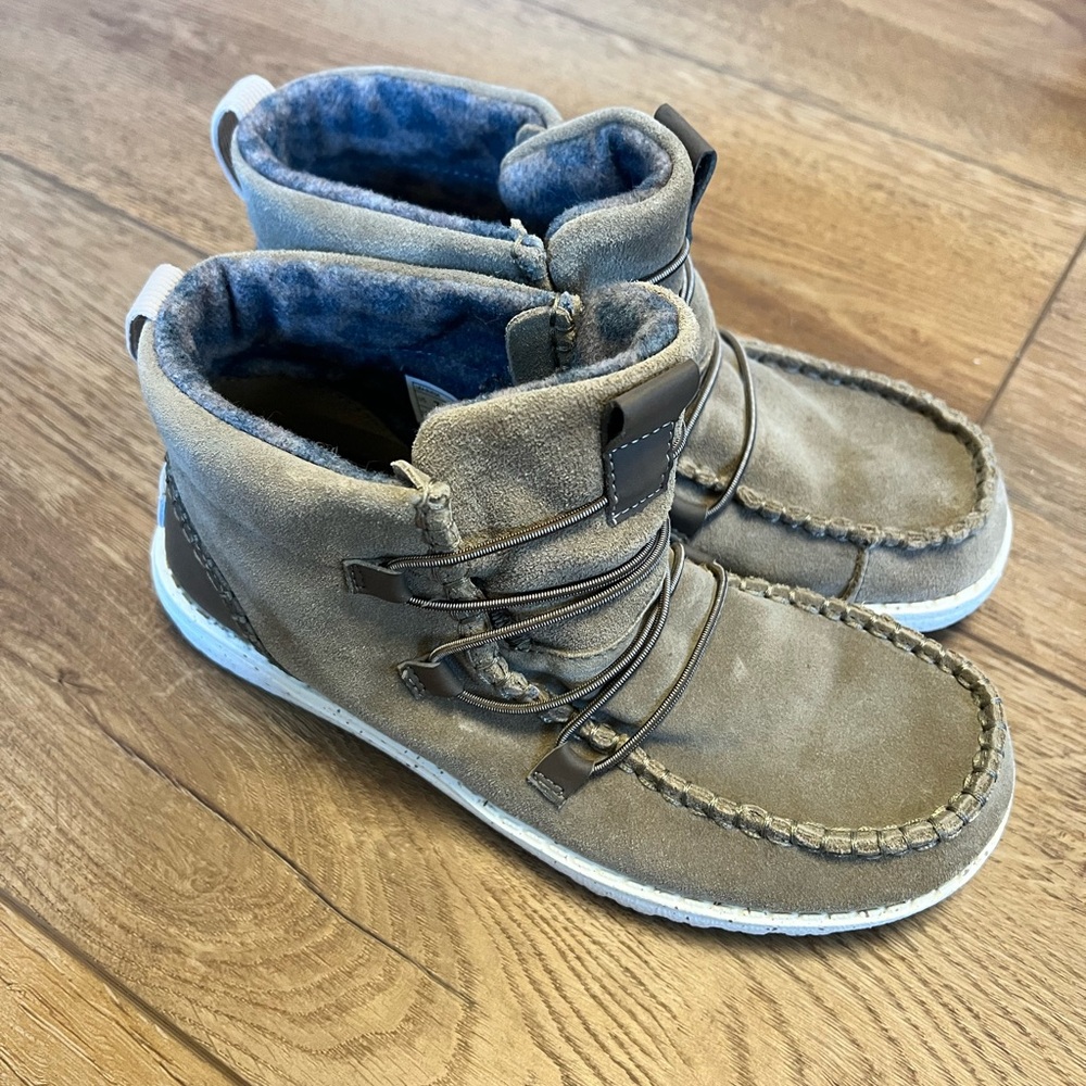 Hey Dude Brown Suede Shoes
